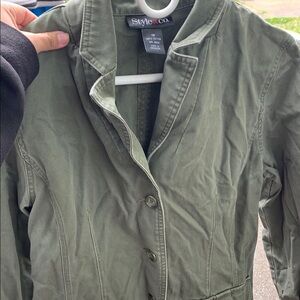Style & Co. Women's Green Jacket